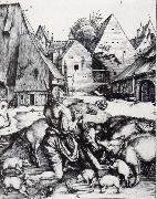 Albrecht Durer, The Prodigal Son Amid the Swine